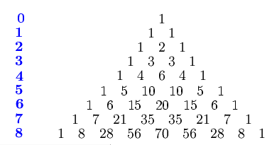 Triangular Number Multiplication pascal